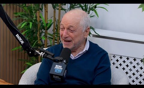 Being Jewish:  Jonah Platt with author André Aciman