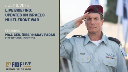 FIDF Briefing: Nadav Padan with War Updates